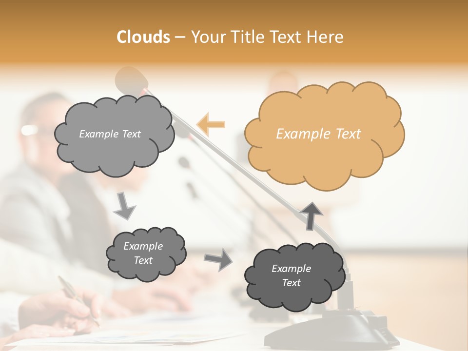 Communicate Hand Campaign PowerPoint Template