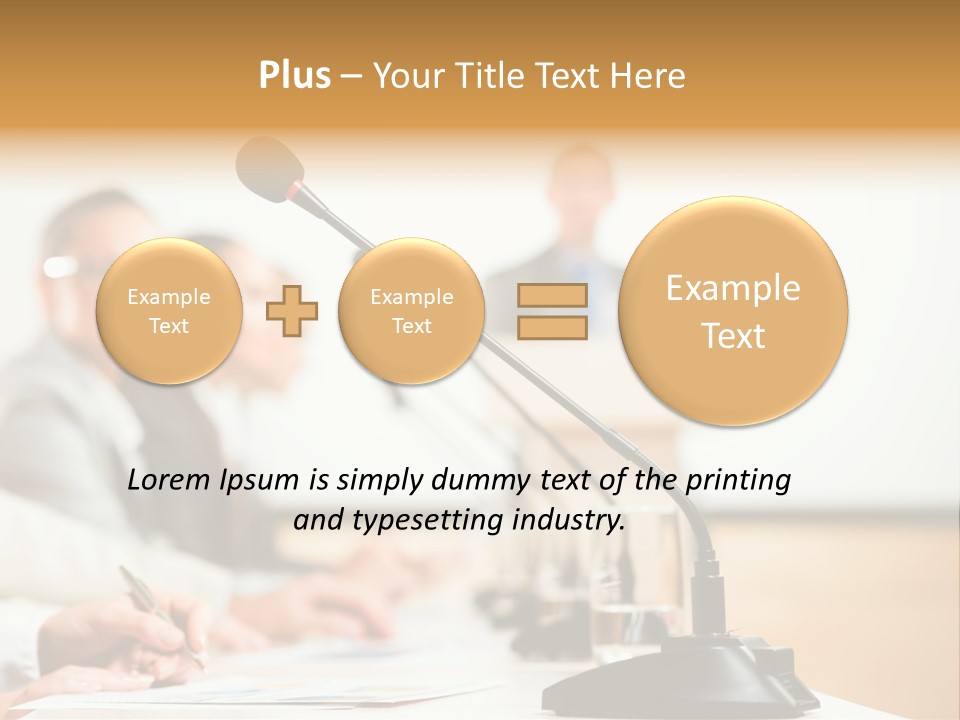 Communicate Hand Campaign PowerPoint Template
