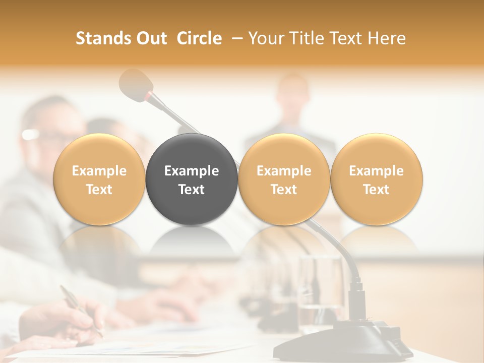 Communicate Hand Campaign PowerPoint Template