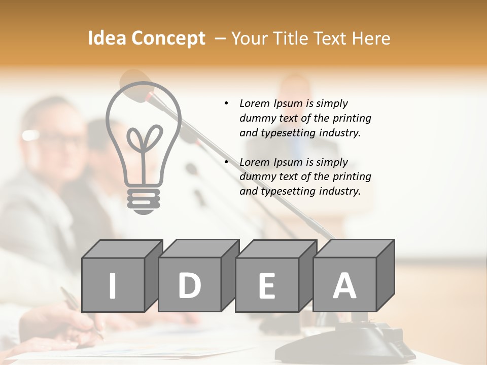 Communicate Hand Campaign PowerPoint Template