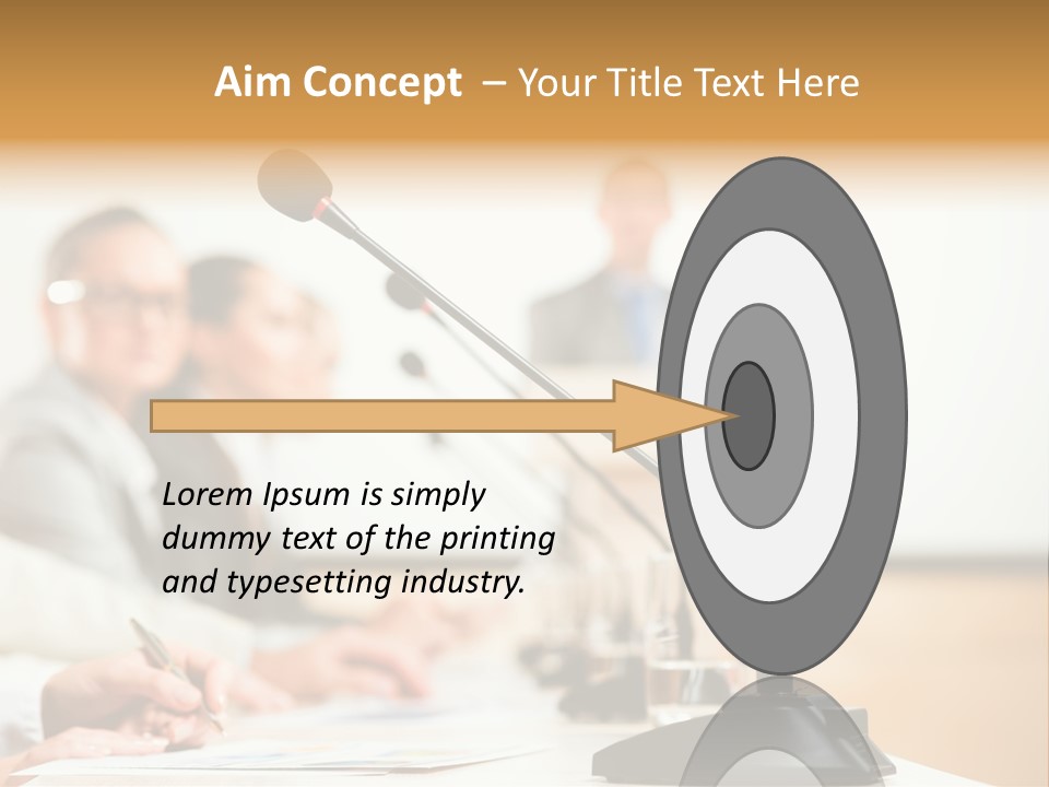 Communicate Hand Campaign PowerPoint Template