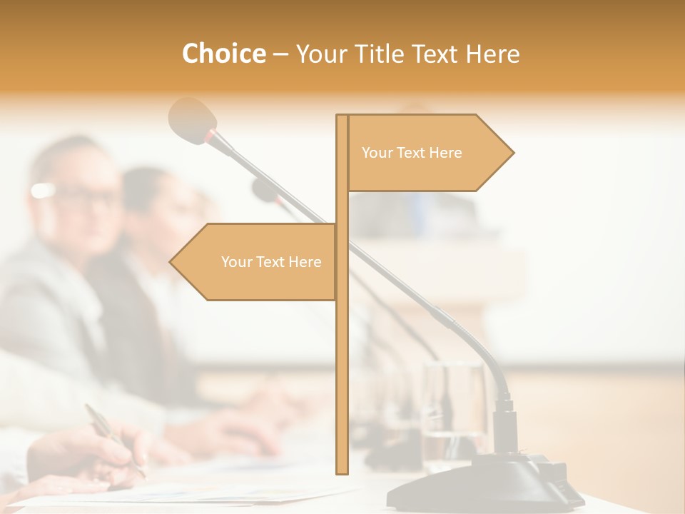 Communicate Hand Campaign PowerPoint Template