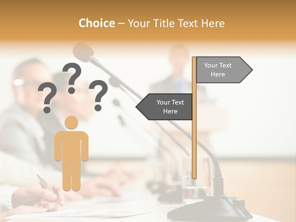 Communicate Hand Campaign PowerPoint Template