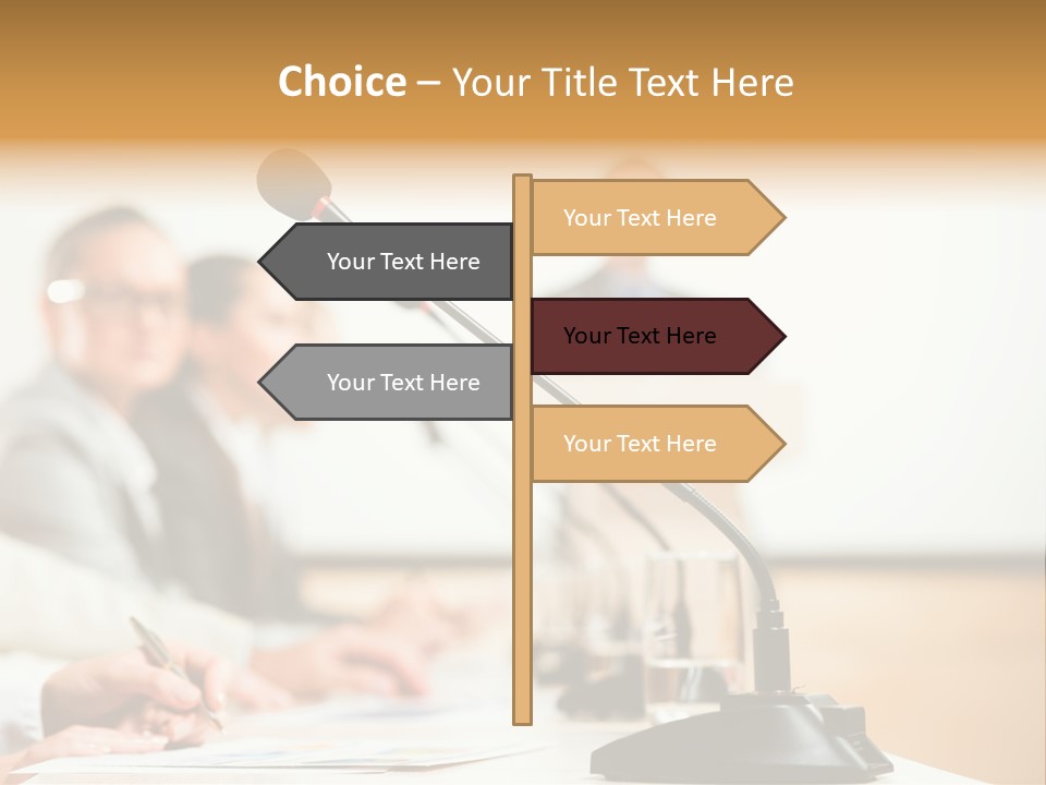 Communicate Hand Campaign PowerPoint Template
