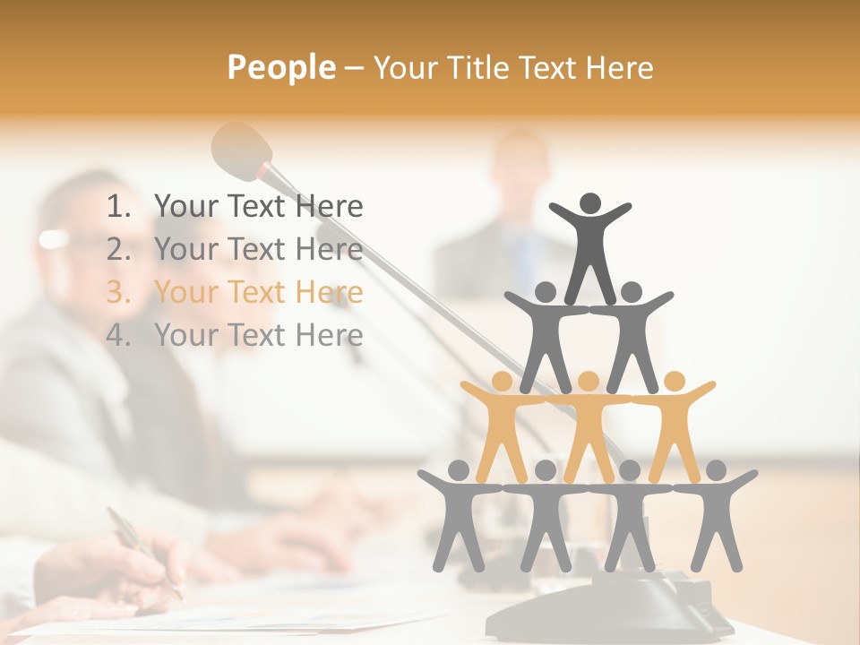 Communicate Hand Campaign PowerPoint Template