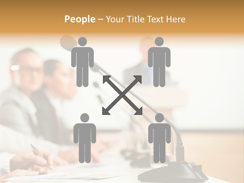 Communicate Hand Campaign PowerPoint Template