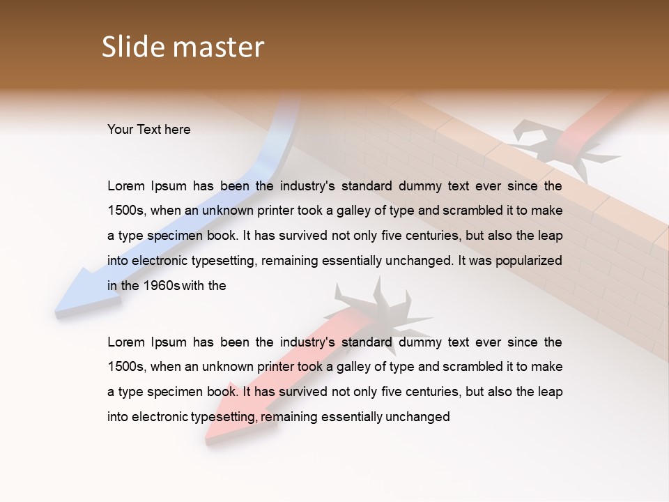 Business Avoid Under PowerPoint Template