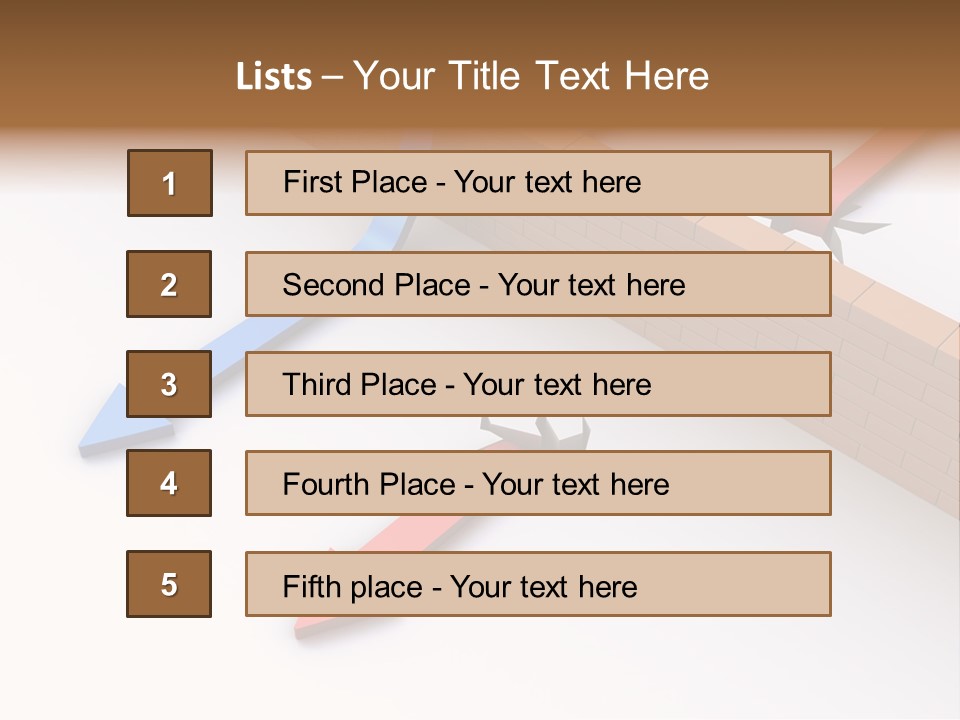 Business Avoid Under PowerPoint Template