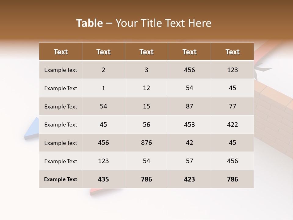 Business Avoid Under PowerPoint Template