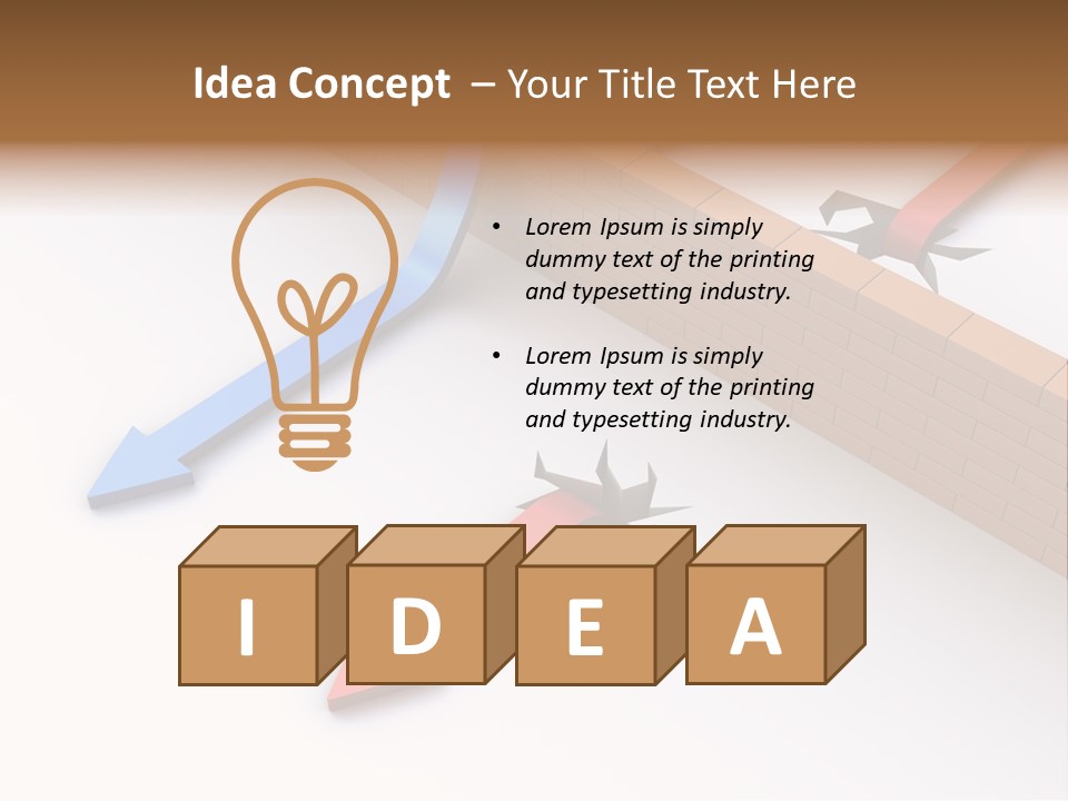 Business Avoid Under PowerPoint Template