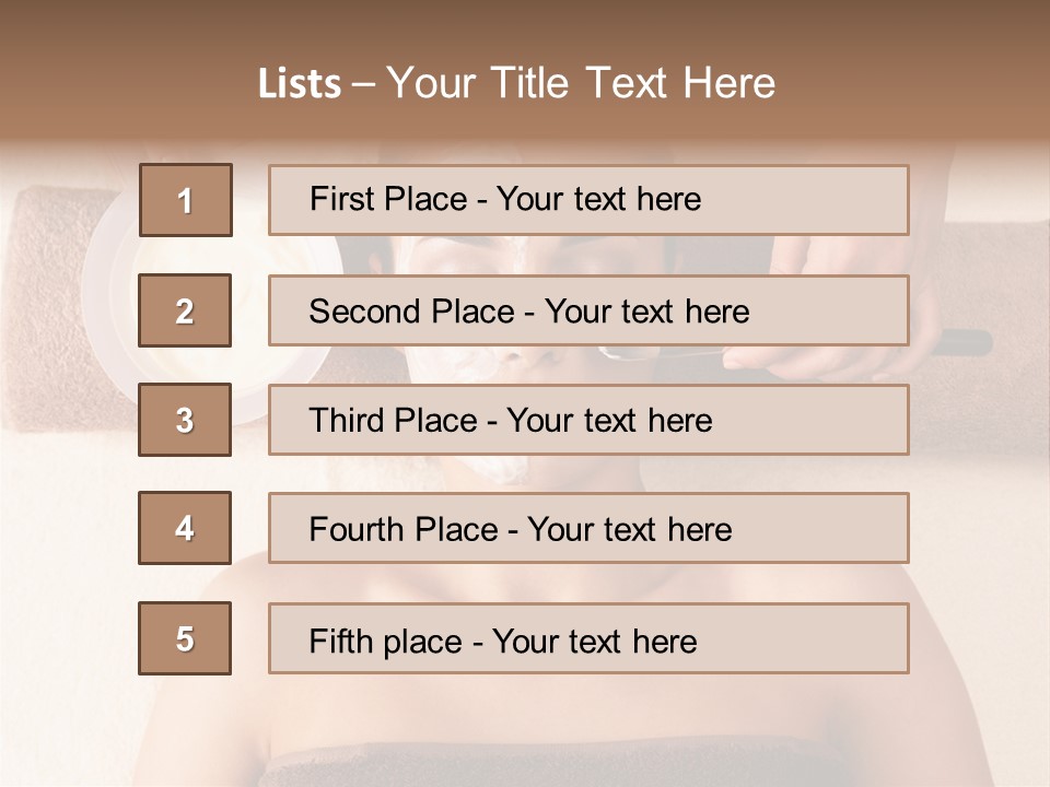 Apply Lying Relaxing PowerPoint Template