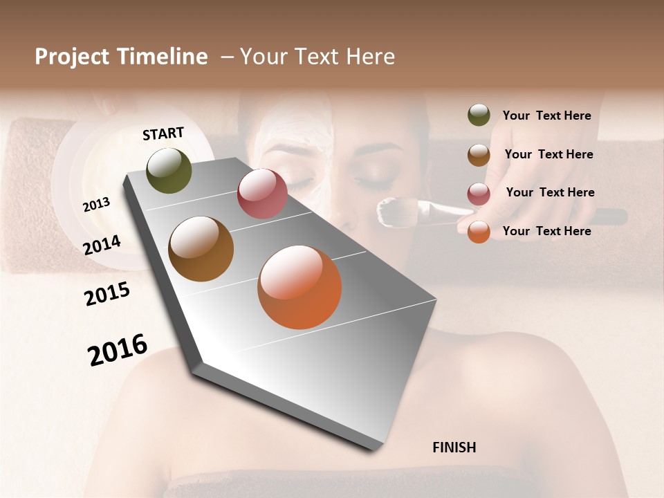 Apply Lying Relaxing PowerPoint Template