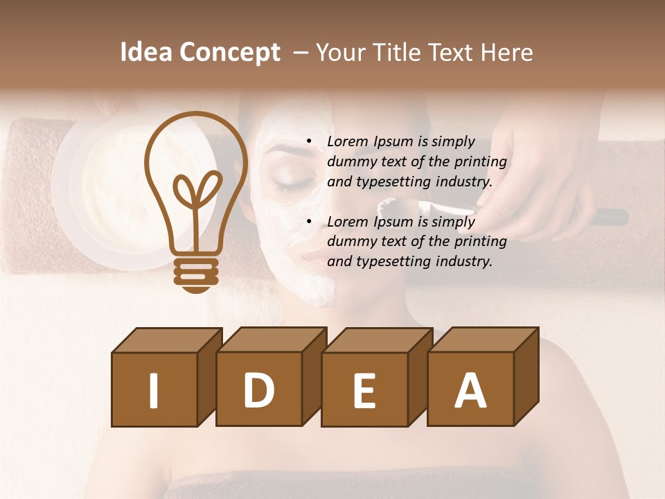 Apply Lying Relaxing PowerPoint Template