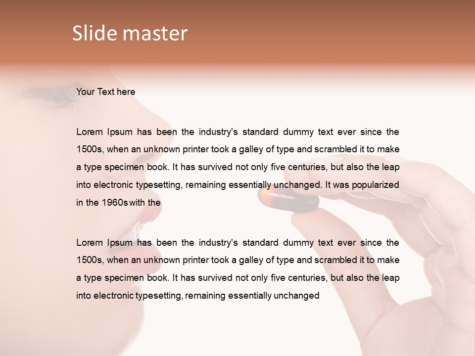 Face Young Supplement PowerPoint Template