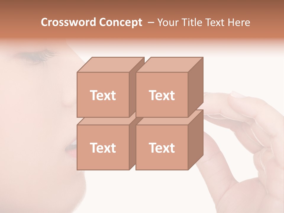 Face Young Supplement PowerPoint Template