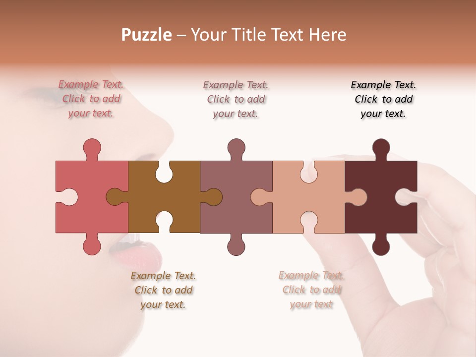 Face Young Supplement PowerPoint Template