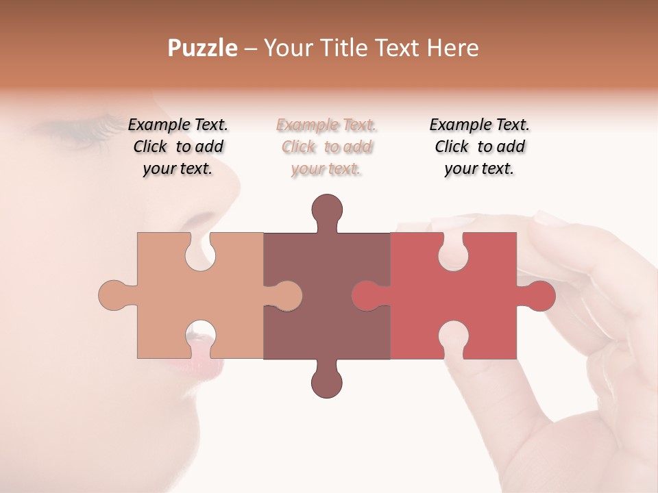 Face Young Supplement PowerPoint Template