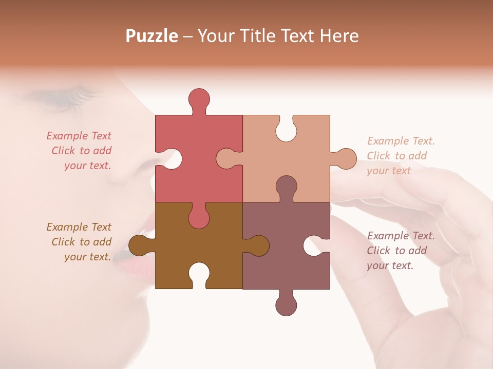 Face Young Supplement PowerPoint Template