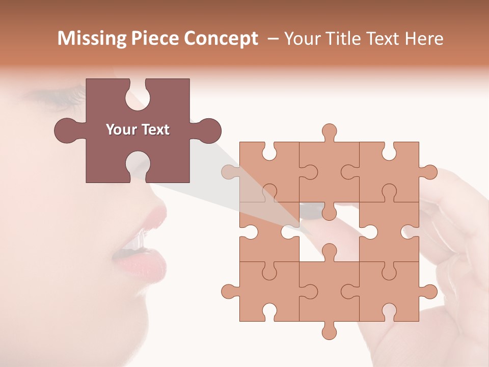 Face Young Supplement PowerPoint Template