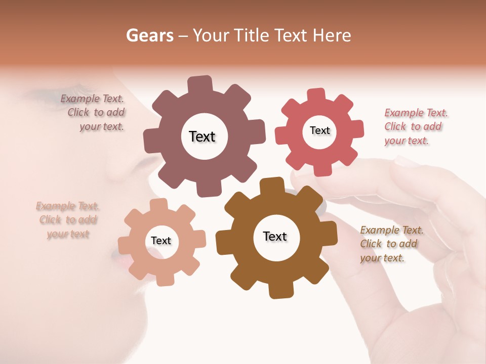 Face Young Supplement PowerPoint Template