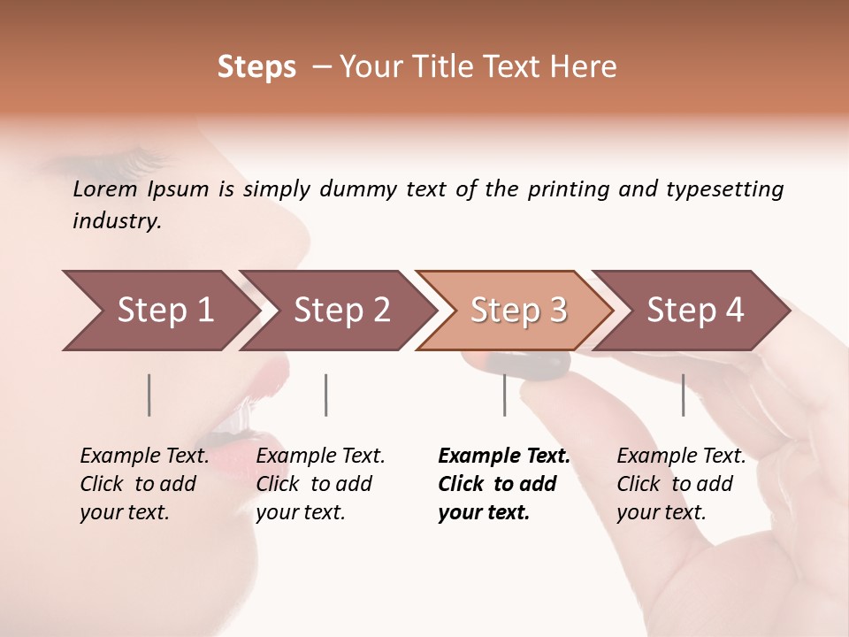 Face Young Supplement PowerPoint Template
