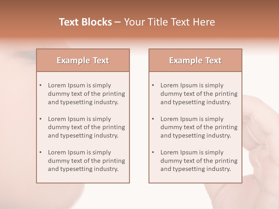 Face Young Supplement PowerPoint Template