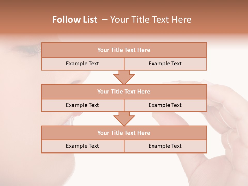 Face Young Supplement PowerPoint Template
