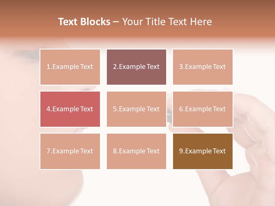 Face Young Supplement PowerPoint Template