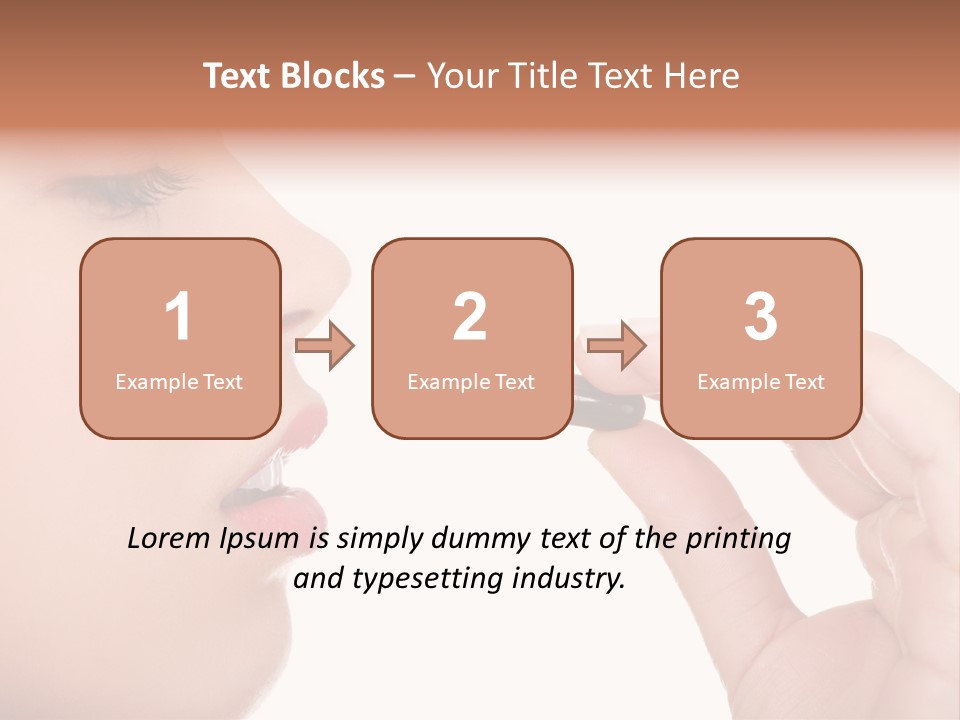 Face Young Supplement PowerPoint Template