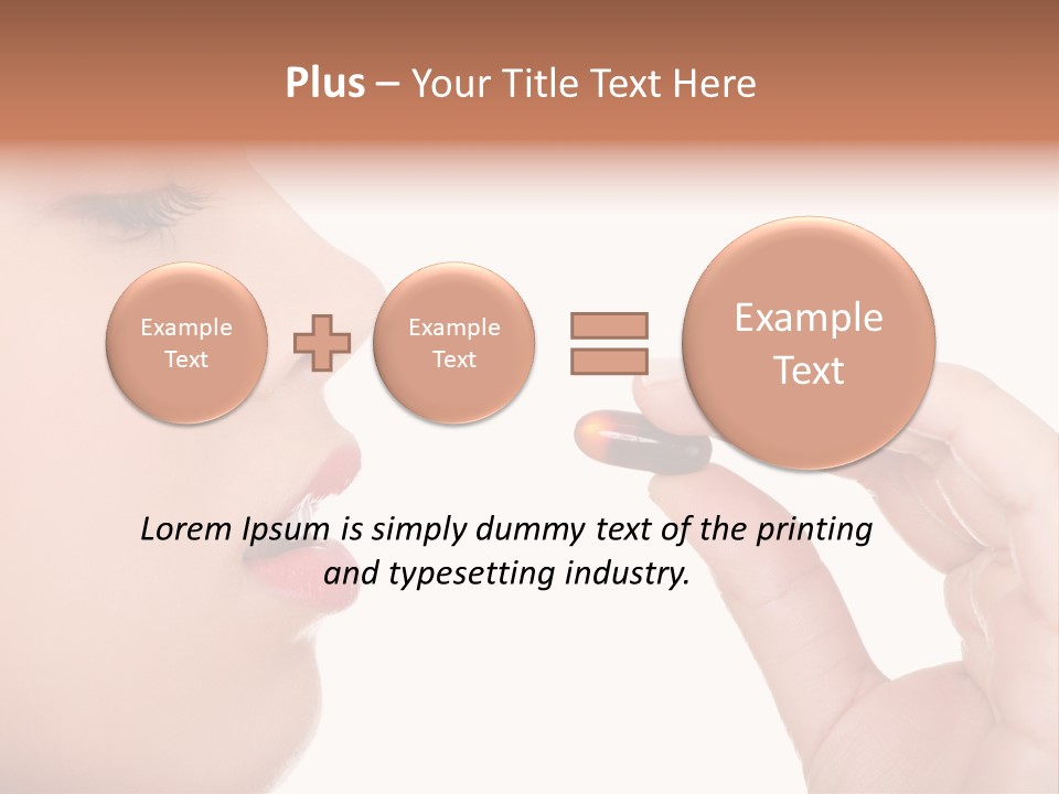 Face Young Supplement PowerPoint Template