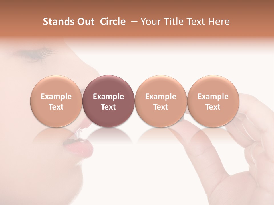 Face Young Supplement PowerPoint Template