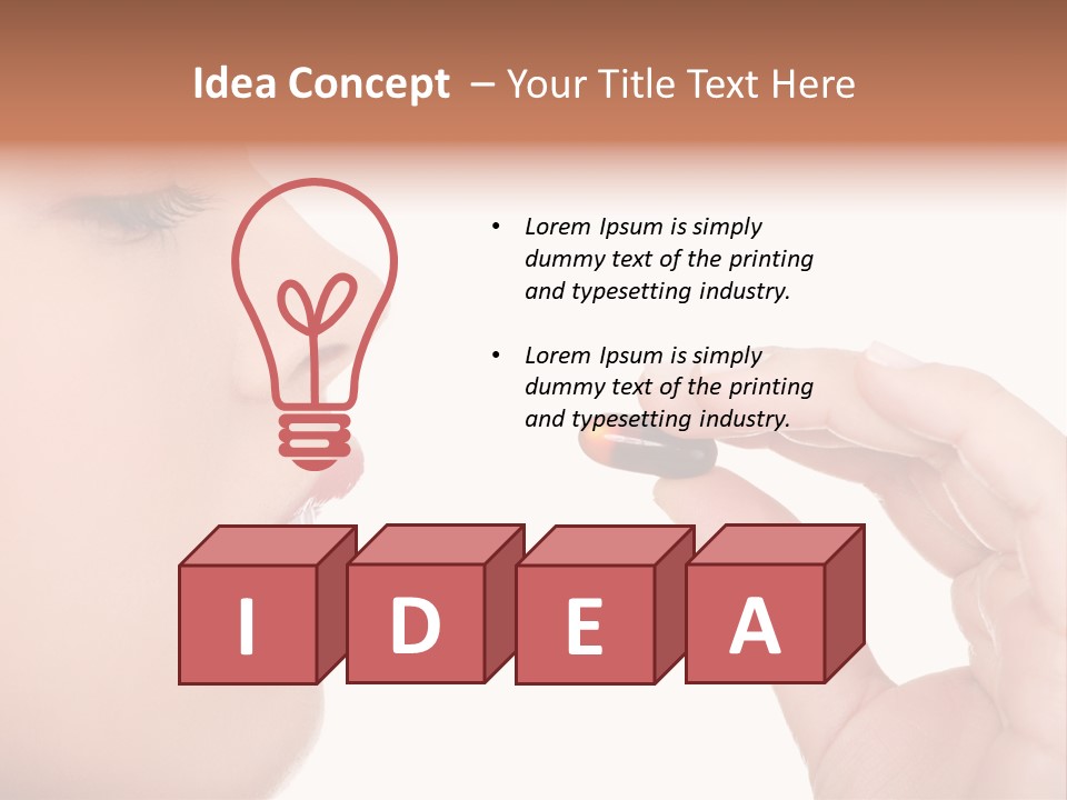 Face Young Supplement PowerPoint Template