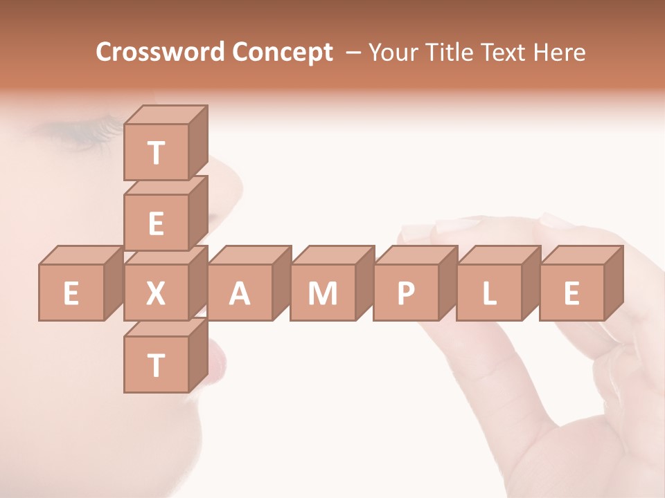 Face Young Supplement PowerPoint Template