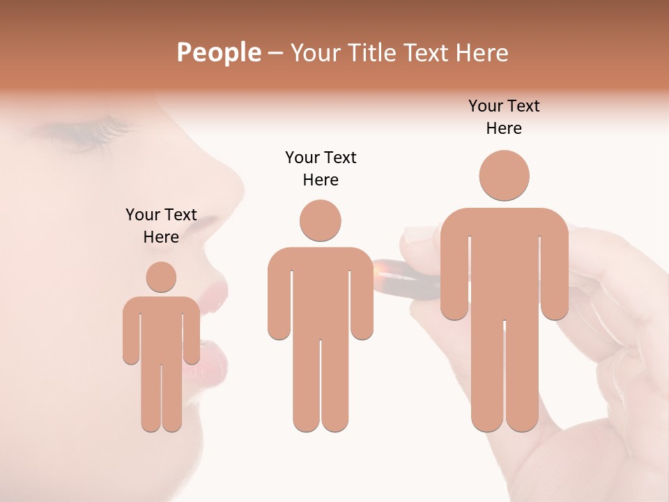 Face Young Supplement PowerPoint Template