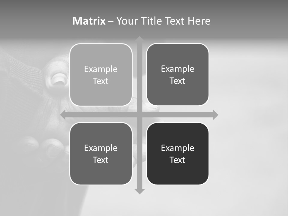 Person Old Grey PowerPoint Template