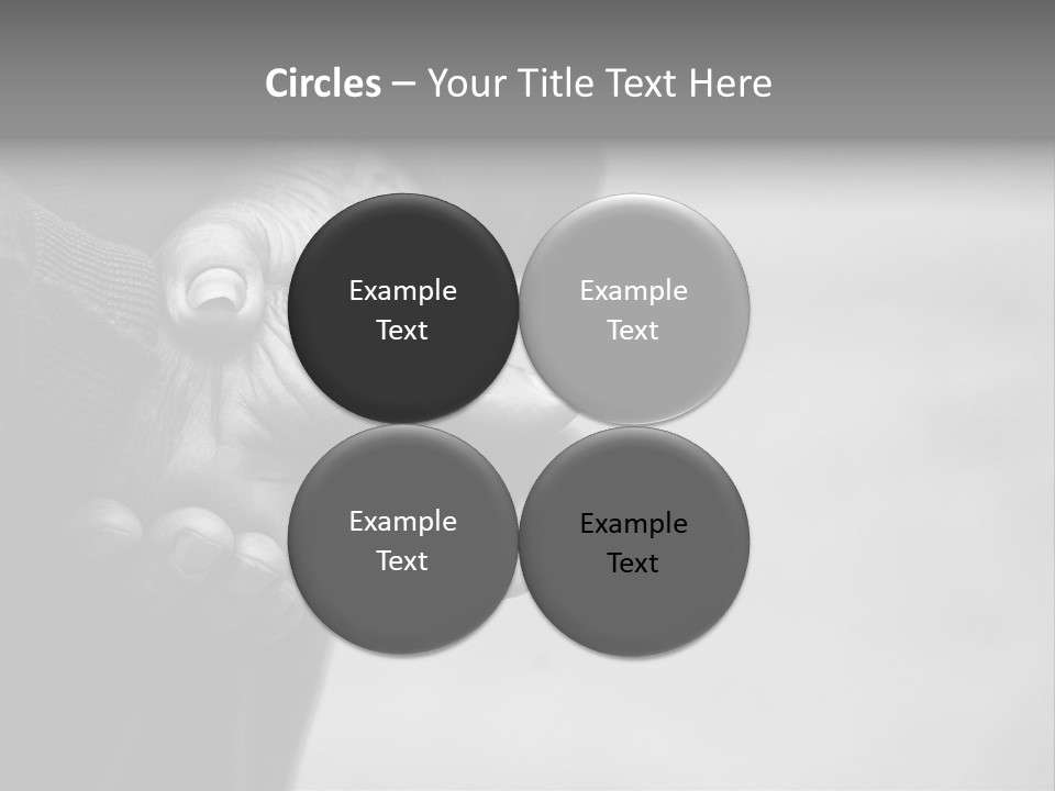 Person Old Grey PowerPoint Template