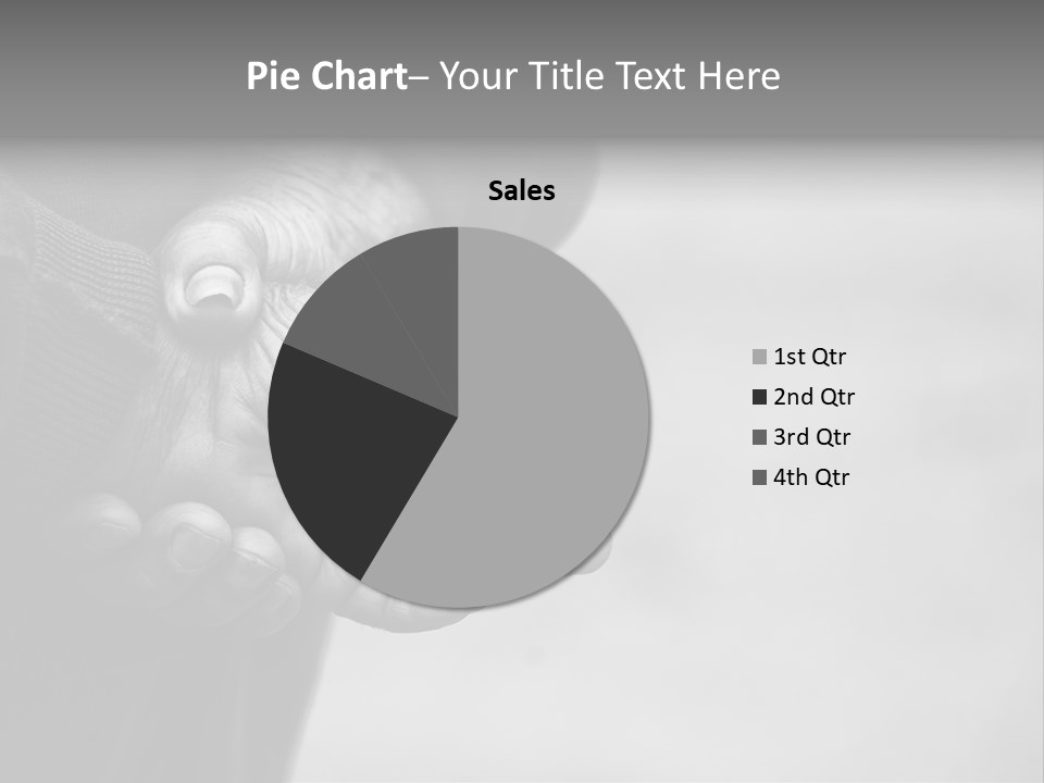 Person Old Grey PowerPoint Template