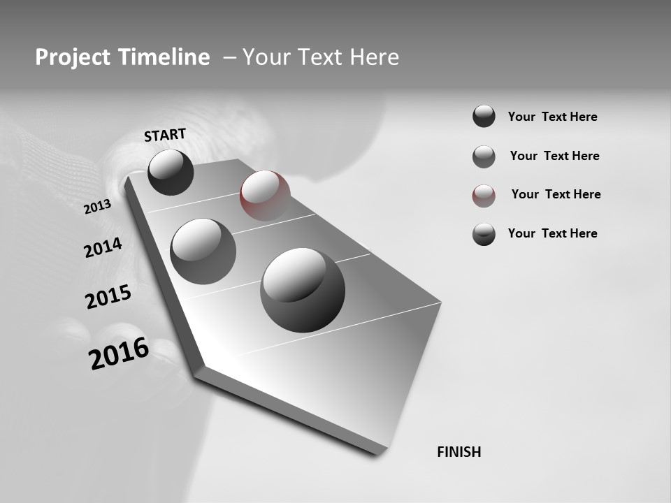 Person Old Grey PowerPoint Template
