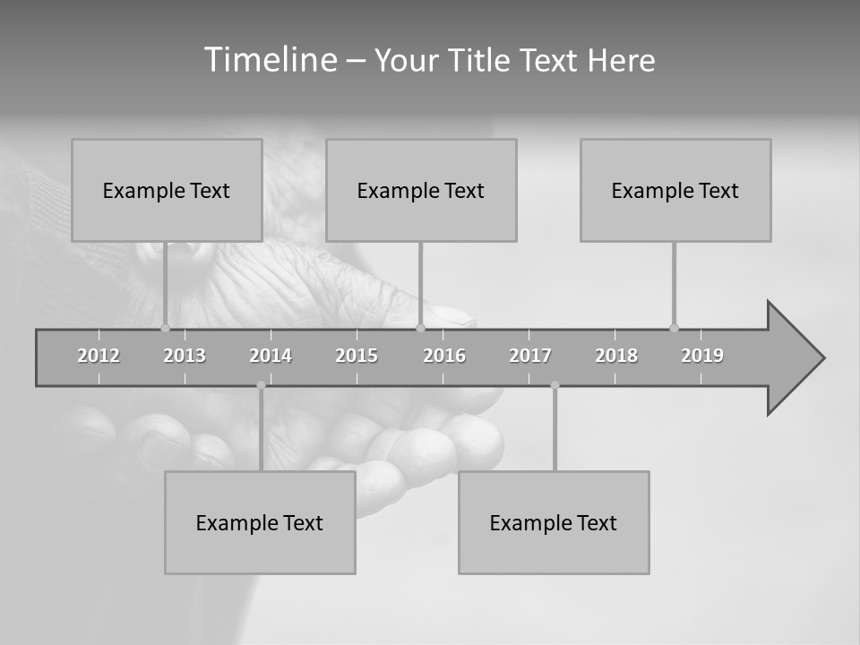 Person Old Grey PowerPoint Template