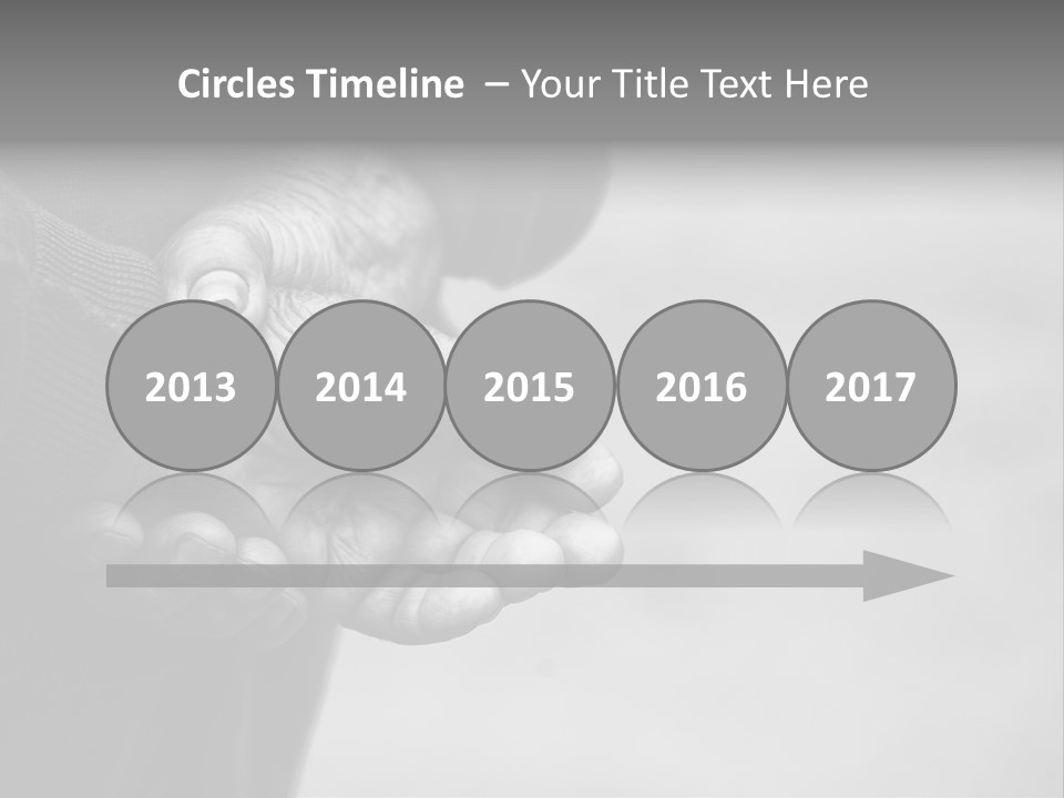 Person Old Grey PowerPoint Template