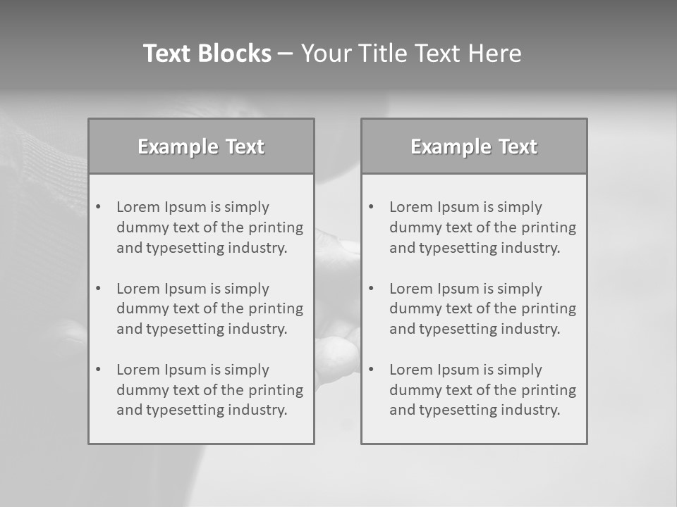 Person Old Grey PowerPoint Template