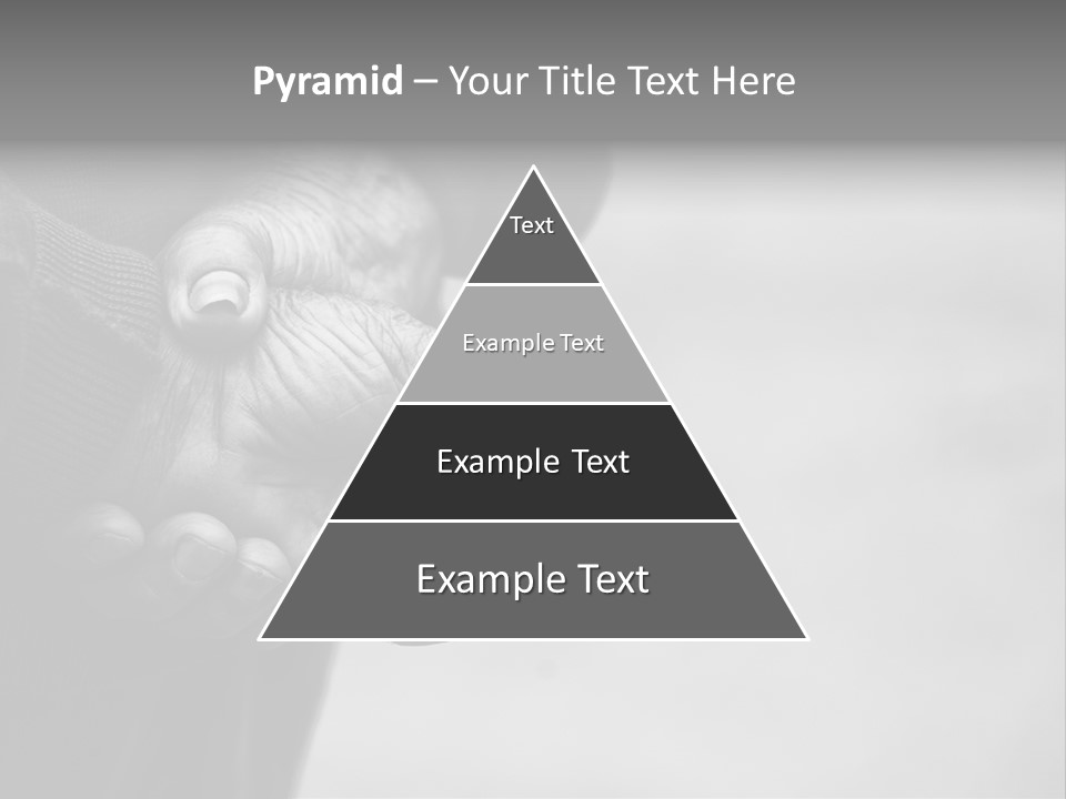 Person Old Grey PowerPoint Template