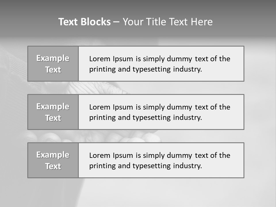 Person Old Grey PowerPoint Template