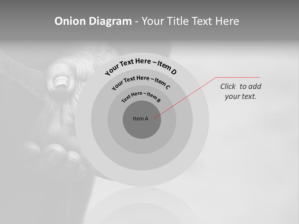 Person Old Grey PowerPoint Template