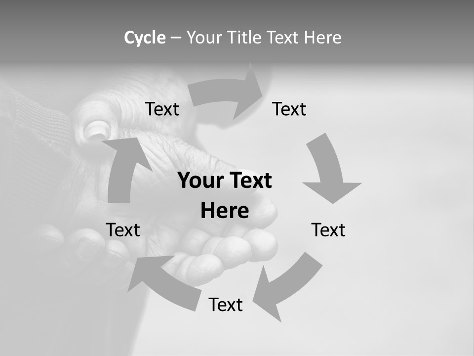 Person Old Grey PowerPoint Template