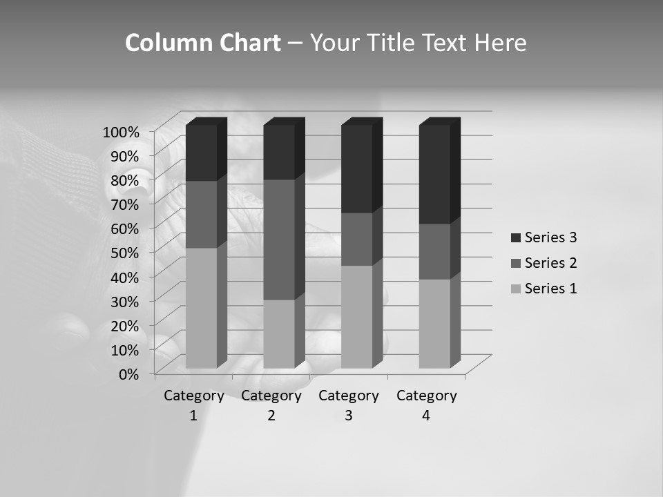 Person Old Grey PowerPoint Template