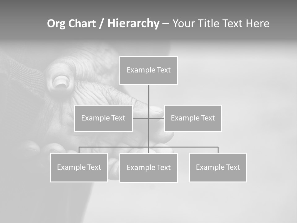Person Old Grey PowerPoint Template