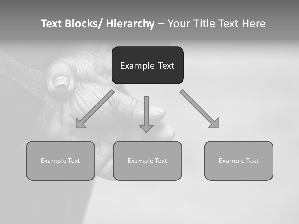Person Old Grey PowerPoint Template