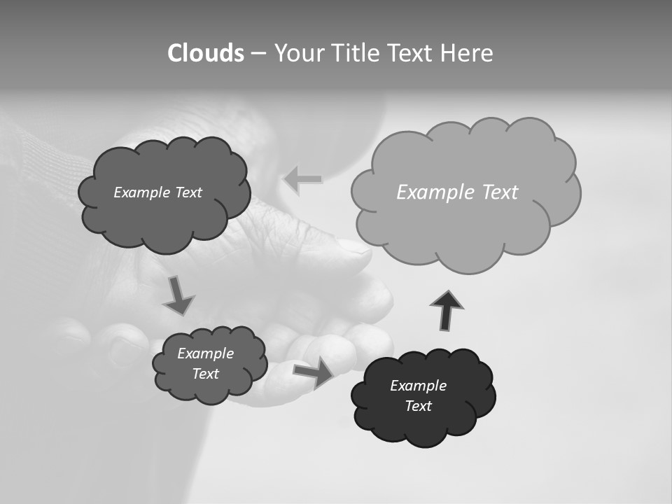 Person Old Grey PowerPoint Template