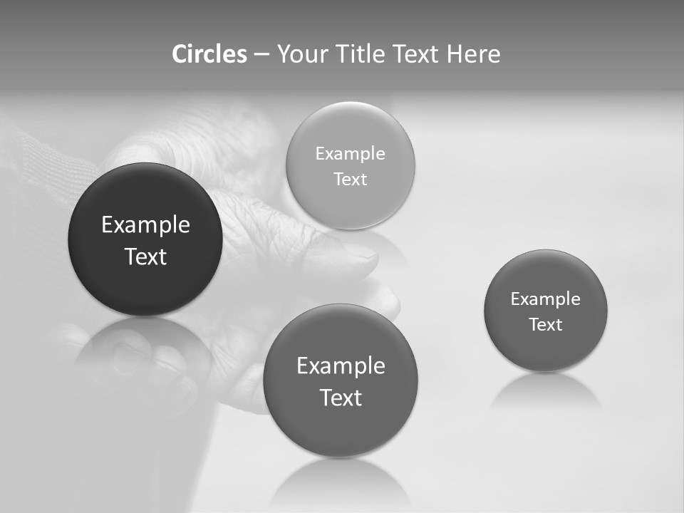 Person Old Grey PowerPoint Template